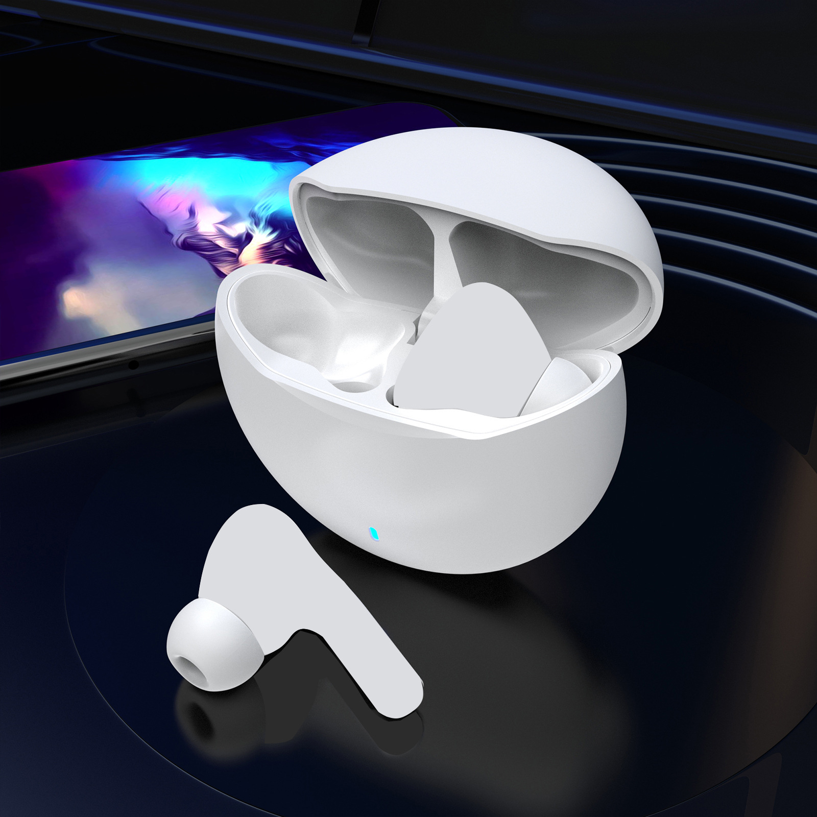 Nuevo cross-border TWS auriculares Bluetooth macaron PROMAX esmerilado color inalámbrico Bluetooth auriculares Pro 6