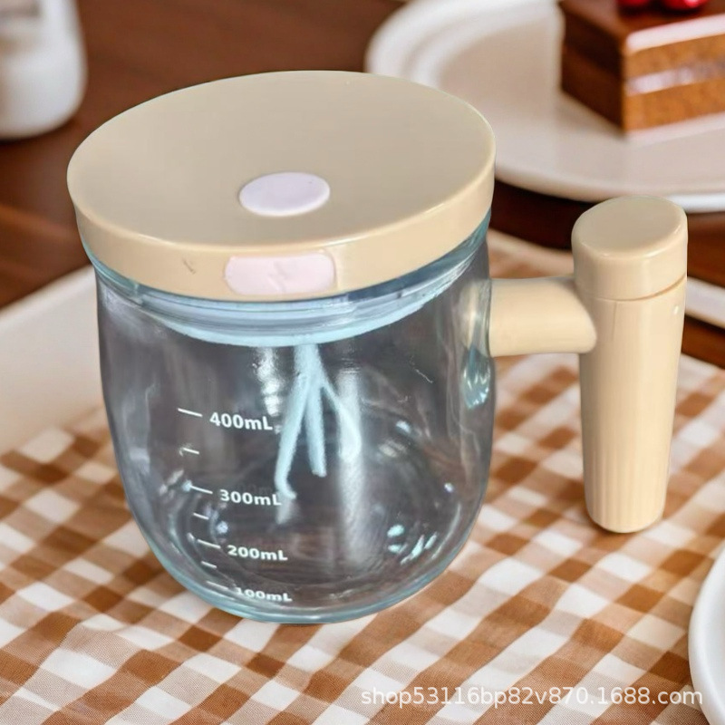 2024 nueva taza de mezcla automática taza de café recargable eléctrica leche en polvo leche de soja taza de agua especial preservación del calor