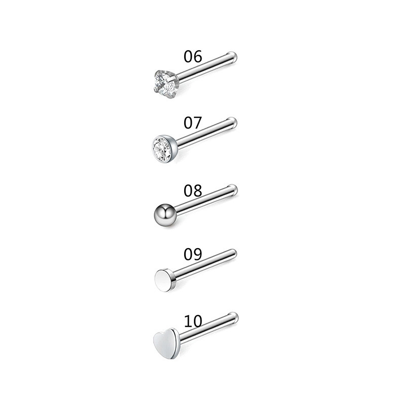 Nose piercing, set, physiological accessories stainless steel, Amazon