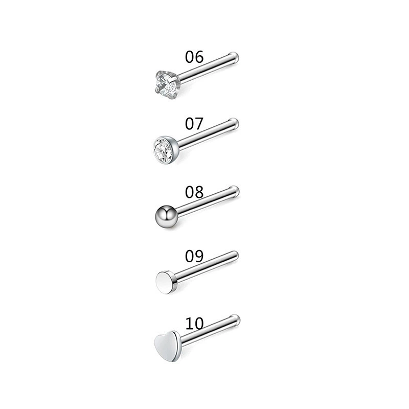 Nose piercing, set, physiological accessories stainless steel, Amazon