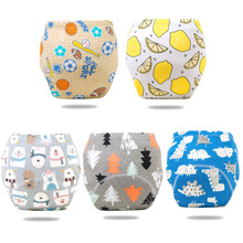 婴儿如厕训练裤纯棉防水可洗戒尿不湿尿布裤兜男女宝宝A类隔尿裤