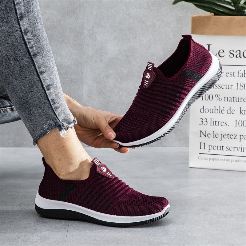 Breathable Flyknit Casual Shoes