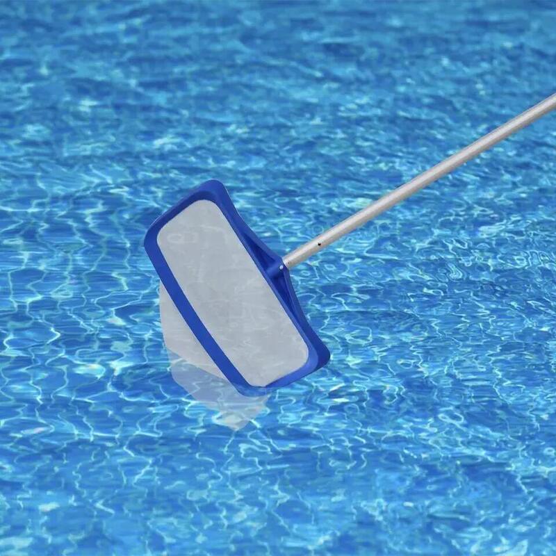 Deep Water Skimmer Net, Swimming Pool and Fish Pond Cleaning Tool, Reinforced Leaf Net