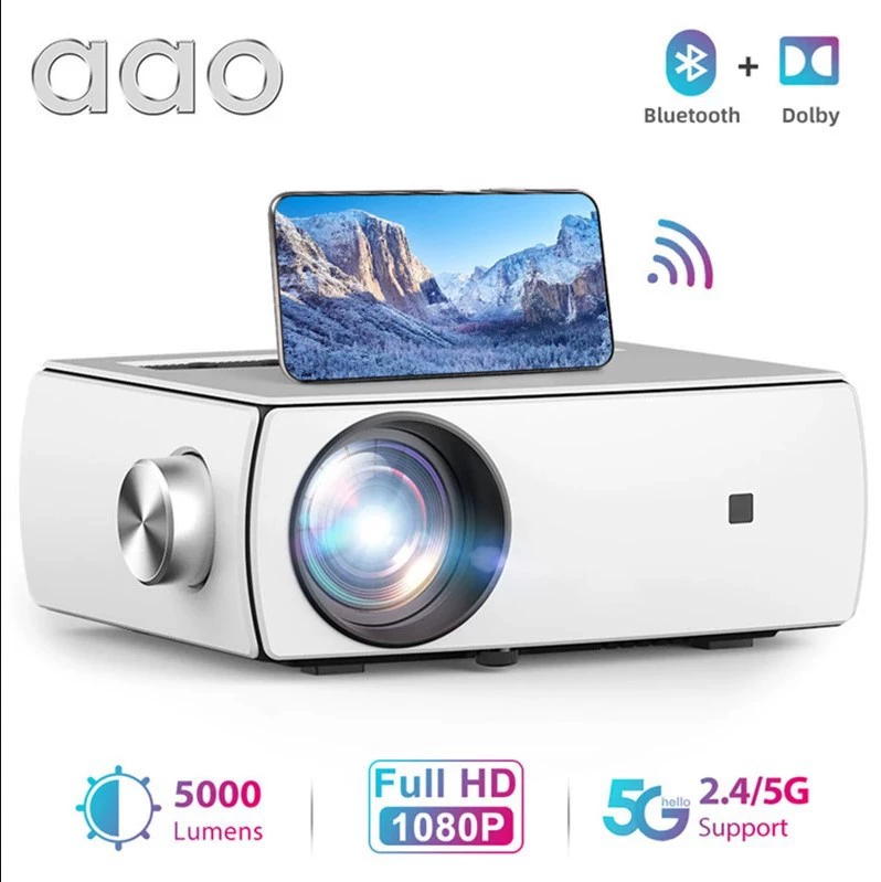 Кросс-бордер YG430 HD домашний проектор LED микропортативный проектор 1080p театр на одном экране мобильный телефон