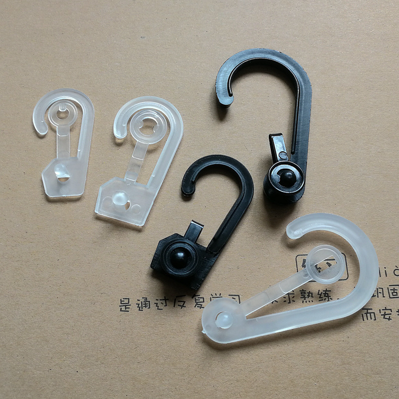 Pvc Bag Buckle Hook Transparent Plastic Hook Paper Card Hook Question Mark Hook Sock Hook Trouser Hook Towel Hook Bag Hook Large Quantity Discount