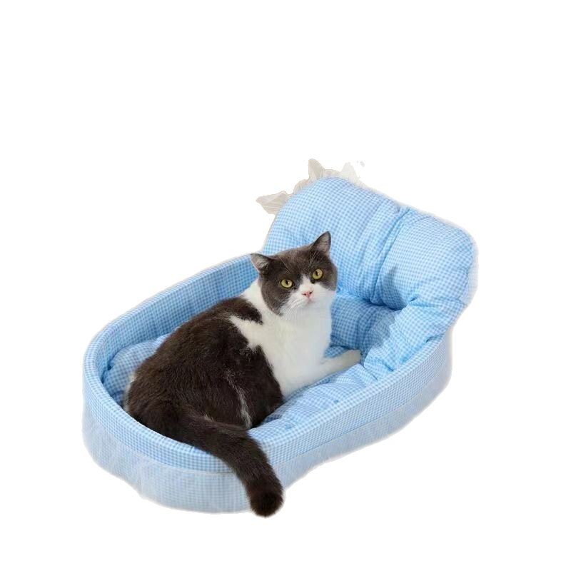 猫の巣四季通用超ソフト冬保温猫の巣お姫様風幼猫の巣は全部ペットベッドを囲んで三点セットです。|undefined