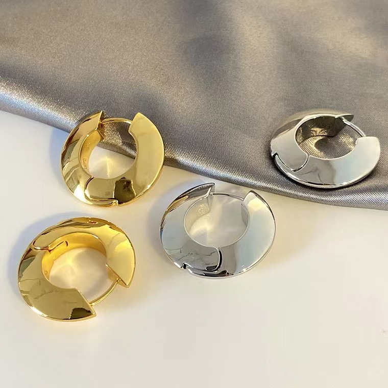 Earrings Classification Fashion Solid Color Copper Earrings Plating Copper Earrings