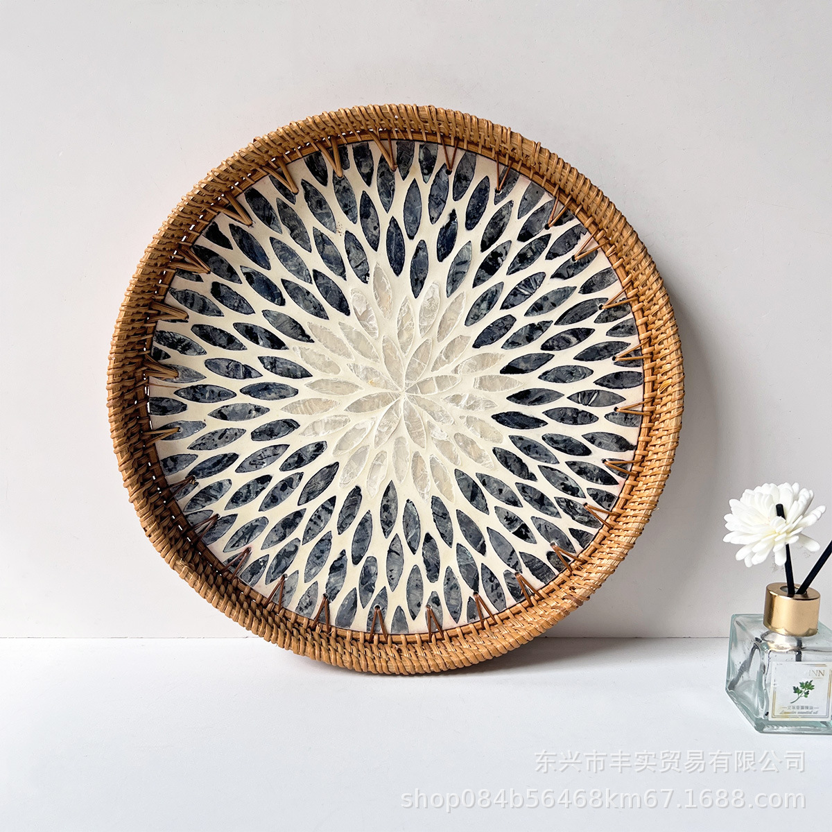 Juego de Cestas de Mimbre Natural Hechas a Mano para Almacenamiento en Escritorio, Sala de Estar, Frutas, Té y Aperitivos, Venta al por Mayor