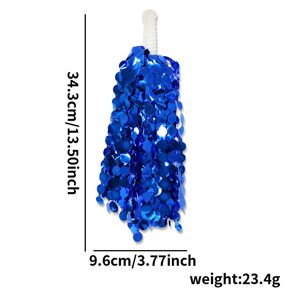 30g esferas azules flores de mano (un par)