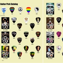 吉他配件 吉他拔片 赛璐珞拔片彩印拔片彩色拔片PICK 木吉他拔片