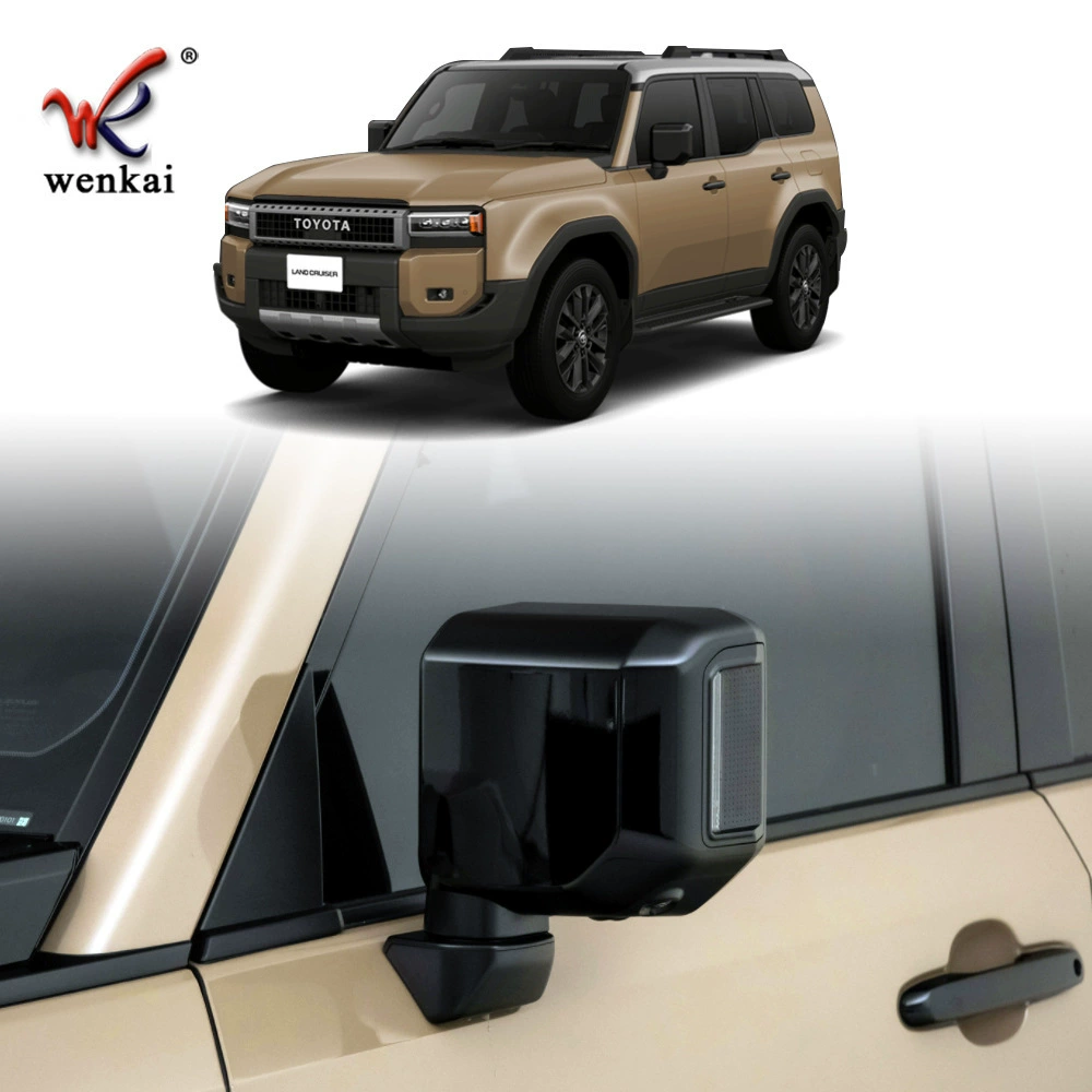 Подходит для 24 Toyota Prado, модифицированные защитные чехлы для зеркал заднего вида Land Cruiser LC250, чехлы для зеркал заднего вида