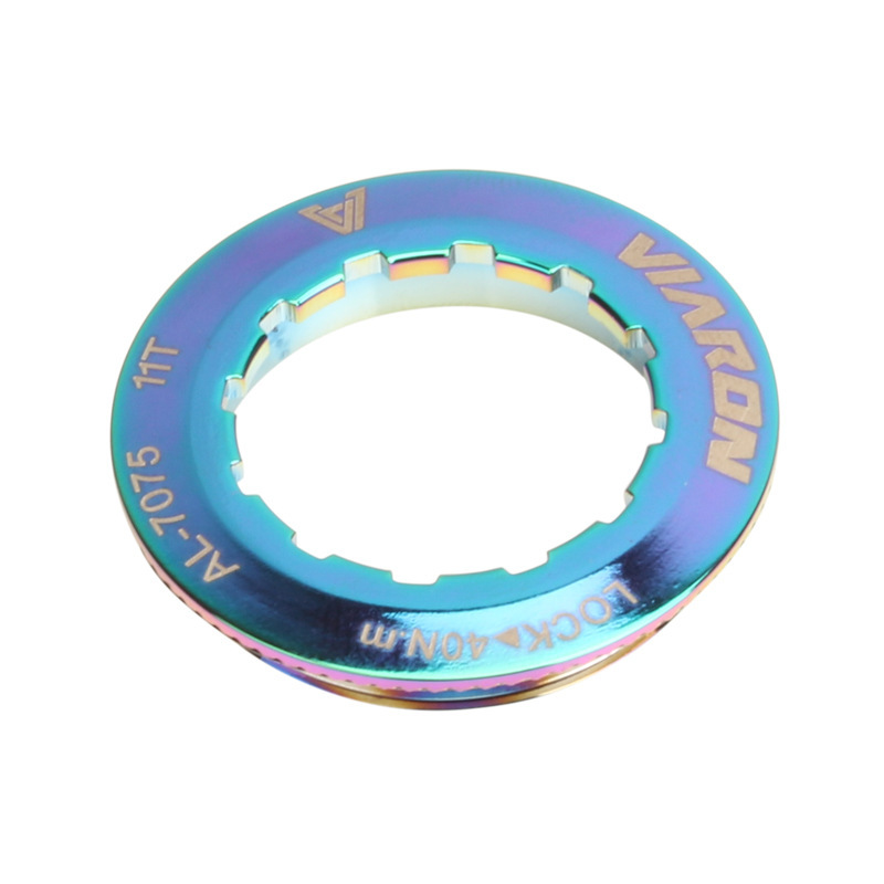 VIARON/cubierta del volante de aleación de aluminio transfronterizo bicicleta de montaña bicicleta de carretera cubierta de bloqueo del volante anillo de bloqueo accesorios hechos a sí mismos