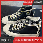 美奇匡威1970sCHUCKTAYLOR高帮帆布鞋女跨境批发百搭耐磨硫化新款