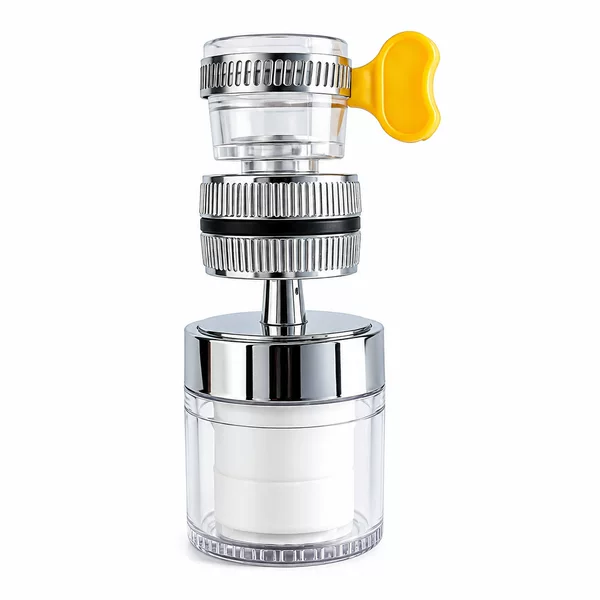 Gongrun Genuine Product: Electroplated six-layer splash-proof shower head, universal, detachable and washable, kitchen water saver with titanium ball and trace elements