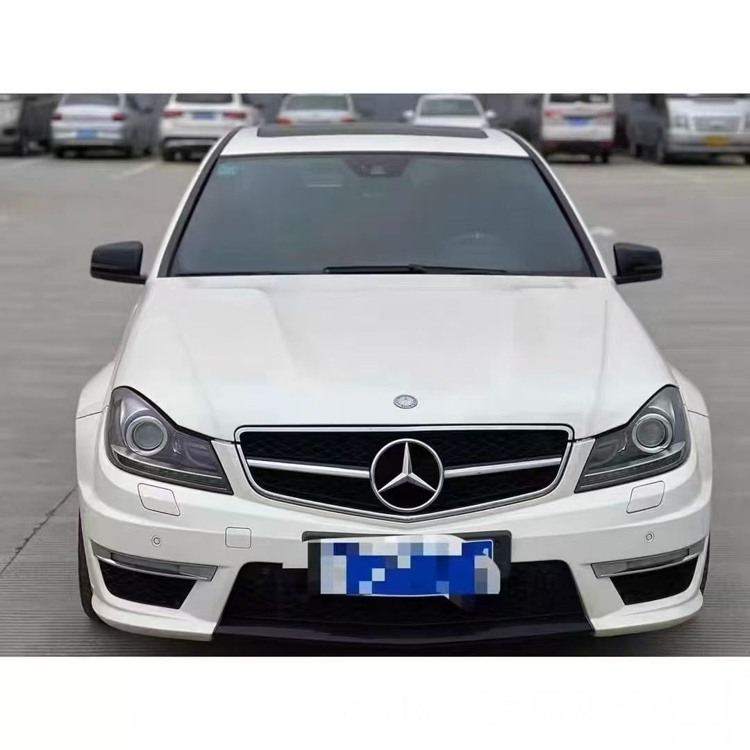 Suitable for 07-14 Mercedes-Benz W204 Modified C63 Body Kit Front and Rear Bumpers C180/C200/C300