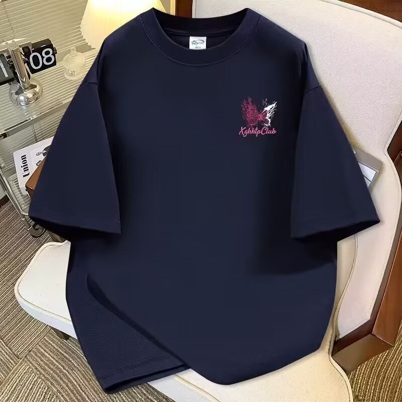 T-shirt oversize con stampa farfalla per uomo e donna_voghion.com