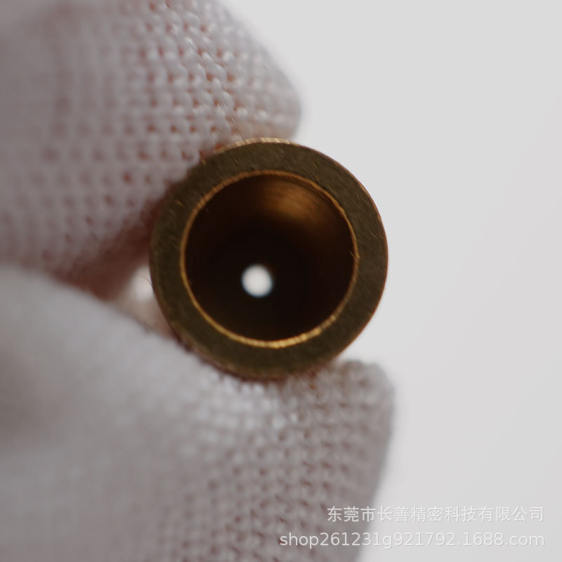 长善 精密激光切割 立体圆柱黄铜 精准打孔精度 ±0.02