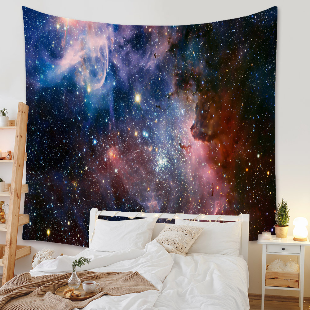 Fashion Universe Painting Wall Decoration Cloth Tapestry Wholesale Nihaojewelry display picture 64