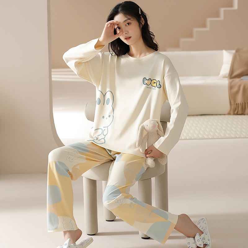 Cartoon comfortable cotton breathable pijama