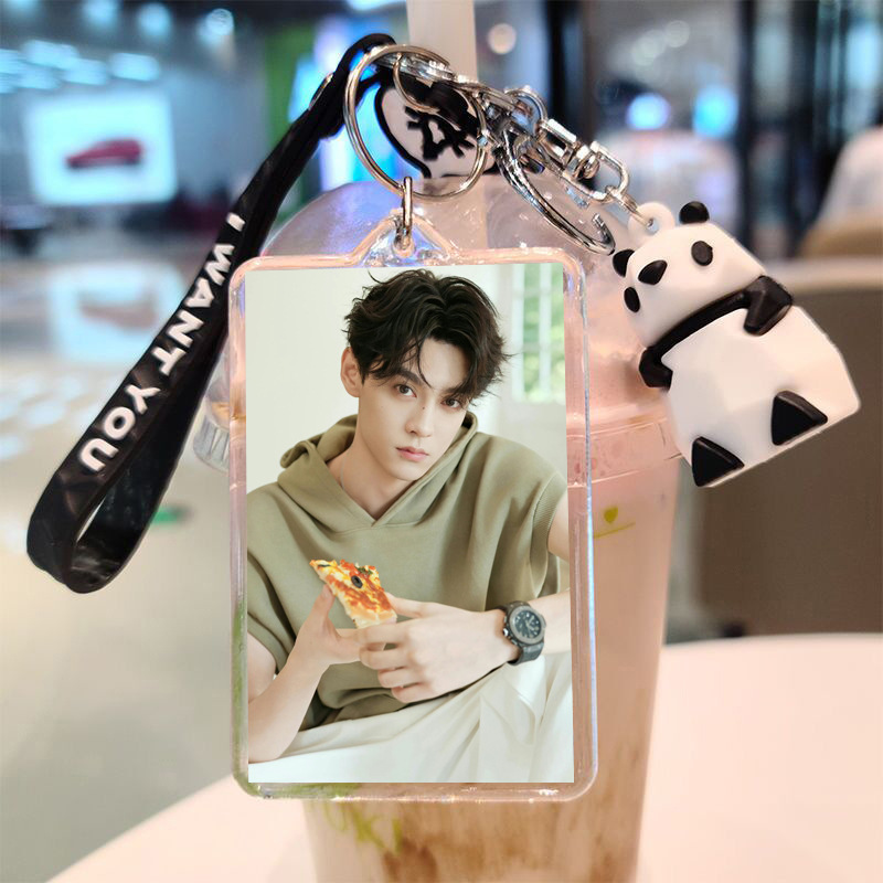 Tian Xuning Zi Yu Keychain Picture Double-Sided Cartoon Doll Pendant Can Be Sent to Other Pictures for DIY Production