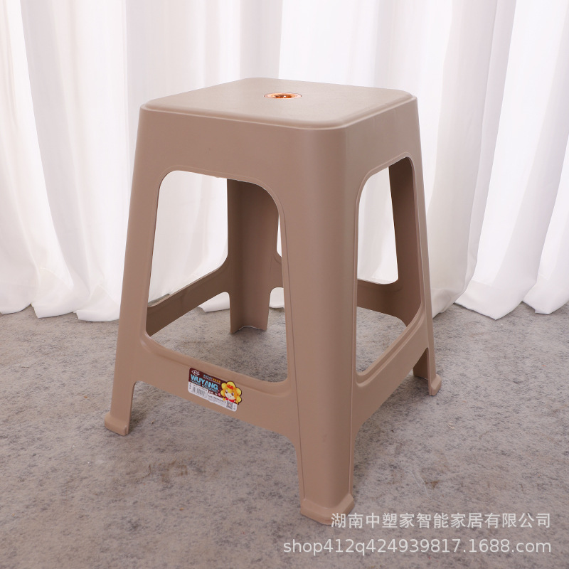 Taburetes para uso doméstico, plástico grueso, apilables, mesa de comedor, estilo minimalista moderno, taburetes de repuesto para restaurante, sillas para almacenamiento.