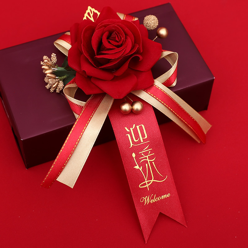 Boda ramillete familia boda dama de honor suministros novio novia creativo conjunto completo no flor dama simulación placket