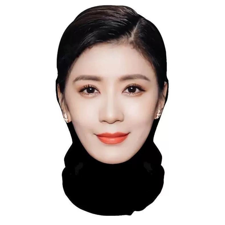 美女头套面具江疏影鞠婧祎杨幂迪丽热巴杨颖全脸头像人脸头像面罩|undefined