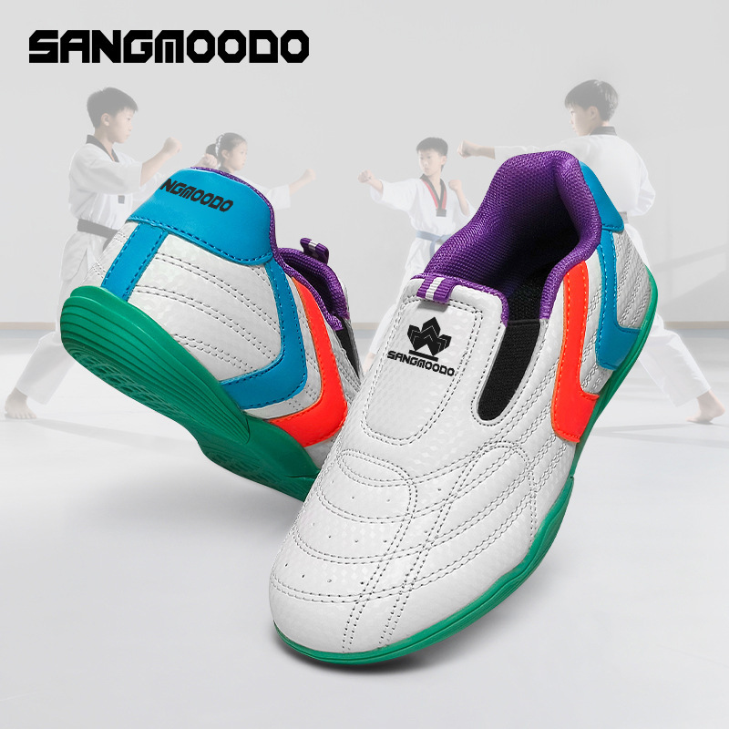Taekwondo Shoes, Lightweight Student and Coach Training Shoes, Children's Soft-Soled Martial Arts Non-Slip Practice Shoes