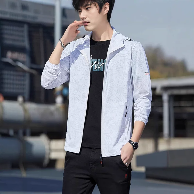 Summer silk thin sun protection clothing, breathable windbreaker for leisure, UV protection