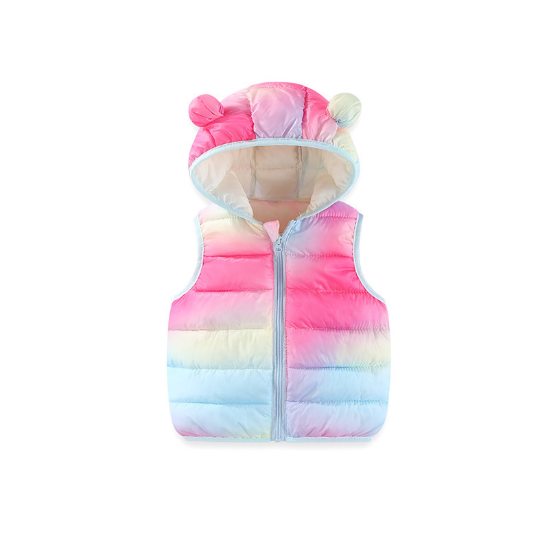 Chaleco con sombrero para niños, chaleco de pelúcia para niños, chaleco de pelúcia para niños pequeños y medianos, bebé lindo