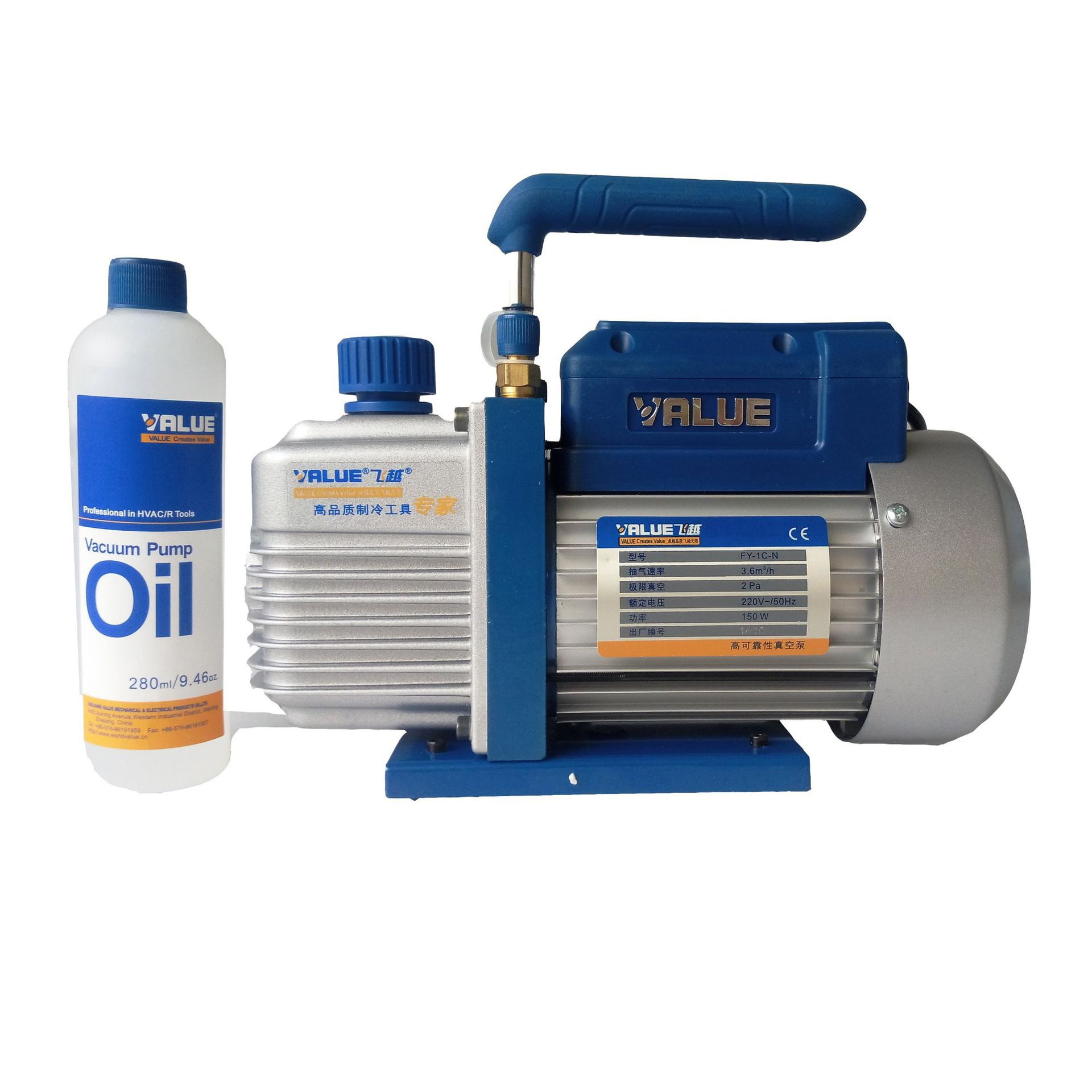 Volar bomba de vacío volando paleta rotativa pequeña bomba de vacío aire acondicionado bomba de vacío bomba de aceite