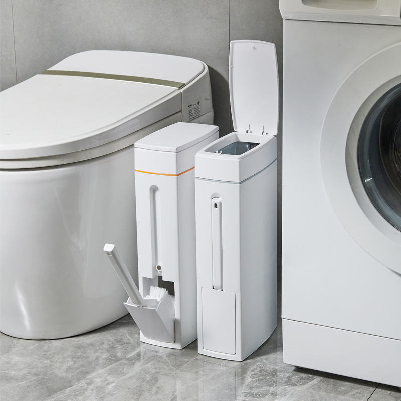 Slit suit trash can toilet toilet brush toilet Amazon Amazon cleaning brush trash can