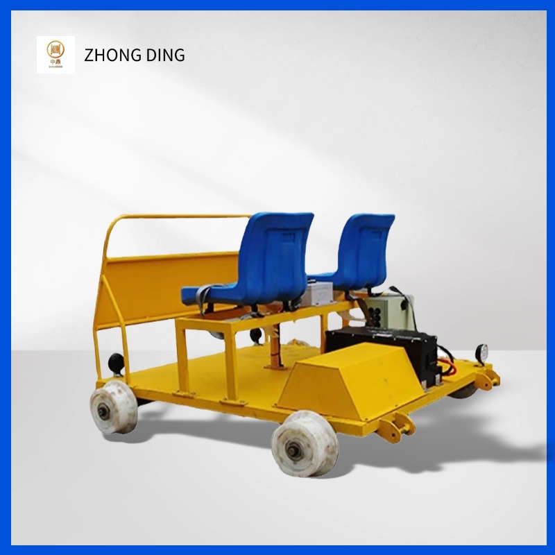 钢轨巡检车平板运输小车高铁地铁轨道车电动遥控平板车高速轨道