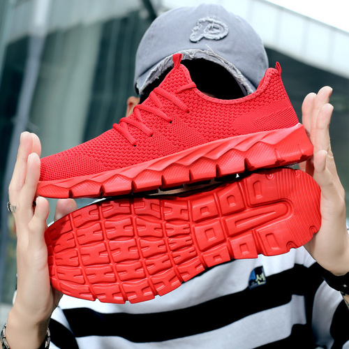 Large Plus Size Fat Men's Mesh Shoes, Trendy Sneakers for Men, Casual Sports Shoes with Mesh Upper, 47 Size, Summer Mesh Shoes