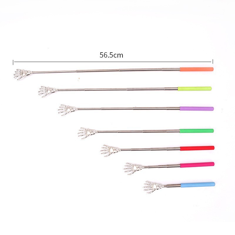 Pickle scratch, pequeño y sin pedir ayuda, retráctil, portátil de acero inoxidable, rasguño, rastrillado para el hogar