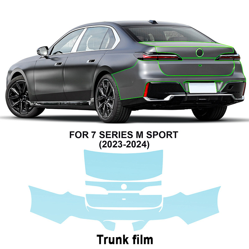 Cross-Border Exclusive Supply Suitable for Bmw 7 Series G70 m Sport Version Tpu Paint Protection Film to Prevent Scratches and Enhance Shine
