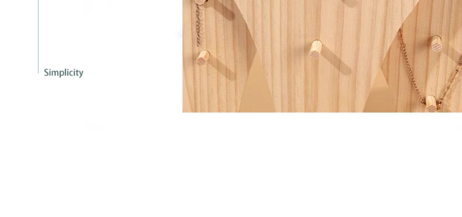 1 Piece Solid Wood Retro Simple Style Vase Jewelry Display Jewelry Rack display picture 5