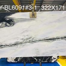 水墨江南奢石天然石材背景墙 透光大理石板吧台岛台台面板