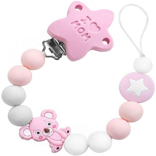 Baby Supplies Silicone Pacifier Chain Koala Cartoon Silicone Toy Bite Teething Chain New Style for Export 