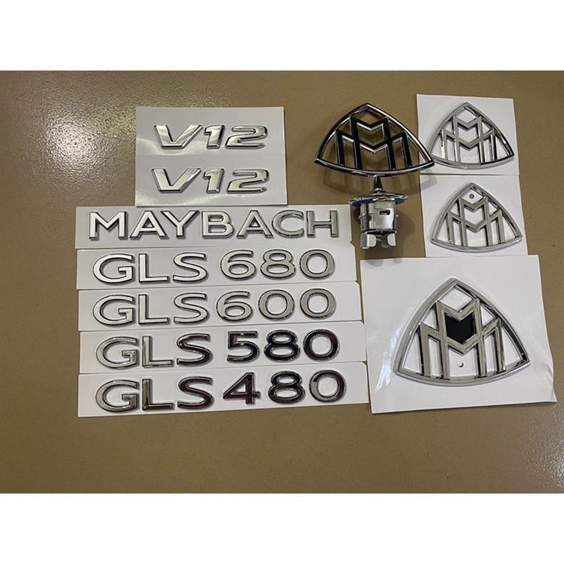 Mercedes-Benz GLS Maybach emblem, Mercedes-Benz Maybach GLS480, GLS580, GLS600, GLS680 emblem