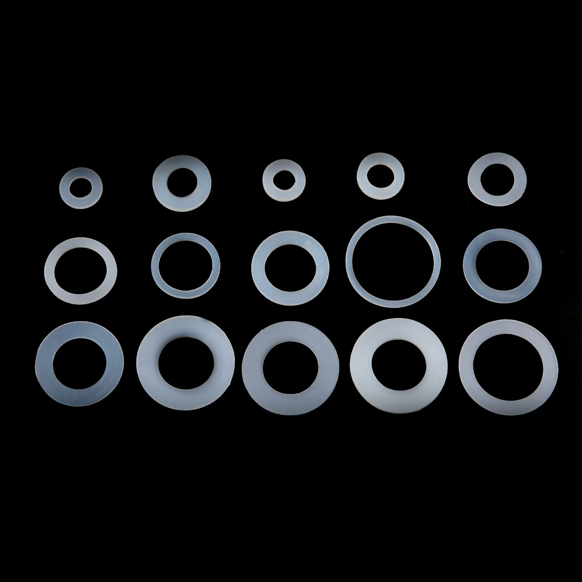Silicone rubber rings, waterproof pad, rubber washer