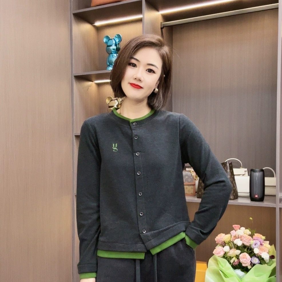 Двухсторонний бархатный женский низ с длинными рукавами, Осень-зима 2024, новый весенний искусственный двухкомпонентный теплый верх в Корейском стиле, соответствующий цвету