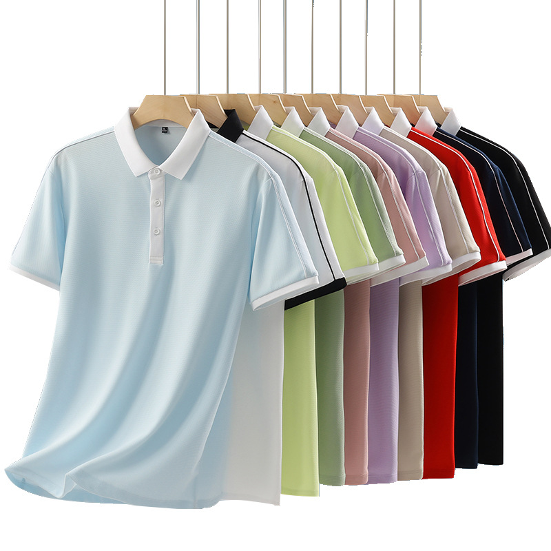 7A antibacteriano antiestático antivioleta frío deporte con la solapa camiseta de trabajo ropa de trabajo camiseta publicitaria personalizada