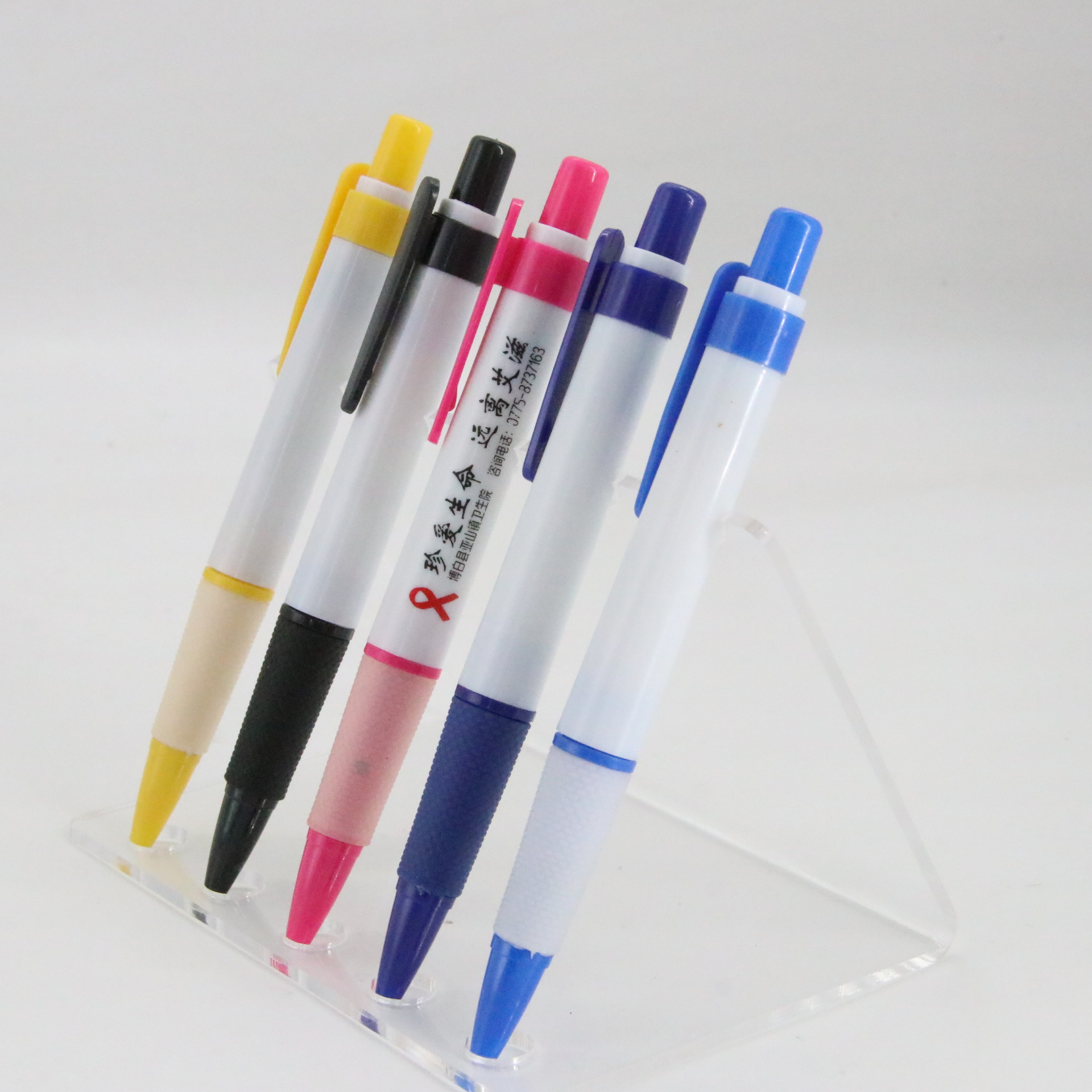 Prensa bolígrafo Bullet recarga plástico cuerpo de la pluma fábrica al por mayor de fábrica directa suministros escolares Oficina