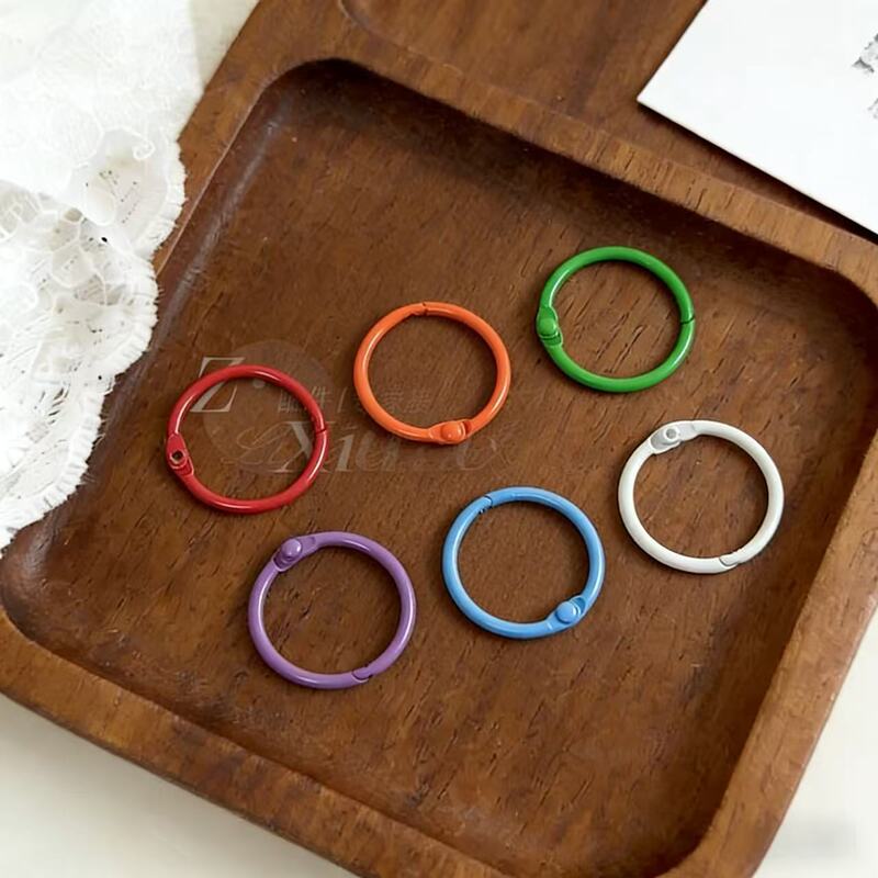 Macaron Metal Keychain 45/30mm Book Ring Colorful Ring Buckle DIY Decoration Accessories Round Ring Buckle Macaron Metal Keychain 45/30mm Book Ring Colorful Ring Buckle DIY Decoration Accessories Round Ring Buckle