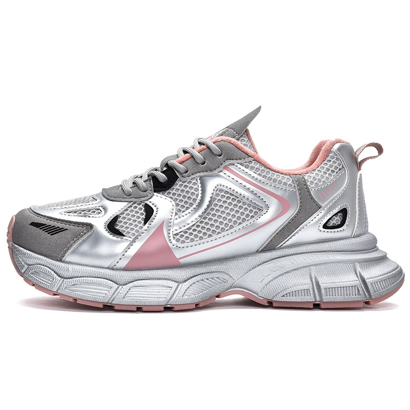Перчатки Yuanyi Shoes Walk 2024 Зима толстая подошва плюс бархатные Daddy Shoes Женские Женщинам-1772-1