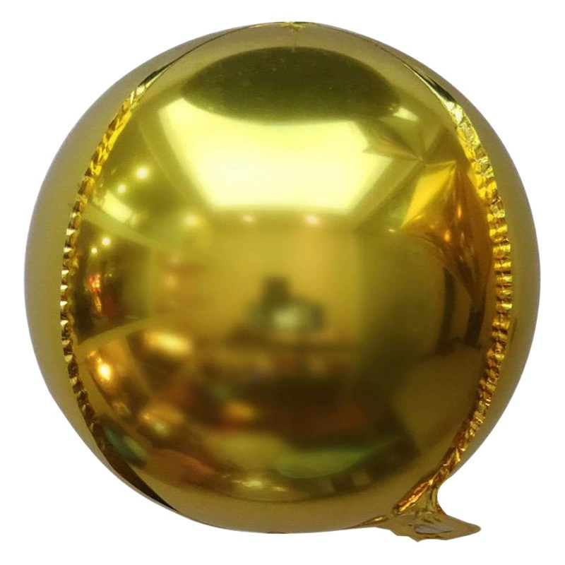 Трансграничный 10-дюймовый 4D воздушный шар из алюминиевой пленки Макаронный шар круглый алюминиевый фильм свадебная комната украшение на день рождения подвесная струна воздушный шар