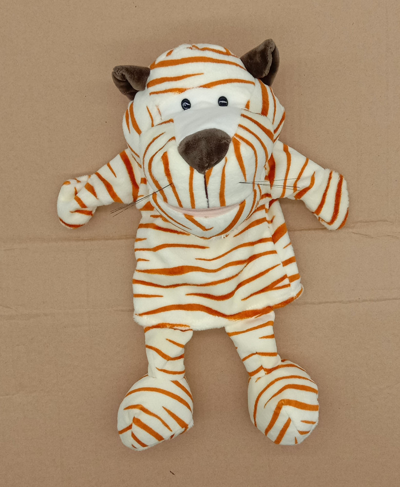 Marioneta animal León Cordero Gris Lobo Niños Bebé comodidad historia entre padres e hijos marioneta de peluche accesorios de rendimiento