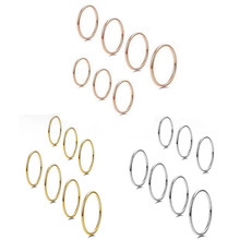 18K镀金套装戒指1mm内弧外弧细戒素圈戒指日韩简约指环潮流食指尾