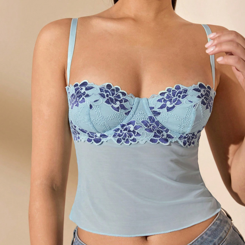 Chaleco exterior de encaje bordado de venta caliente en Europa y América